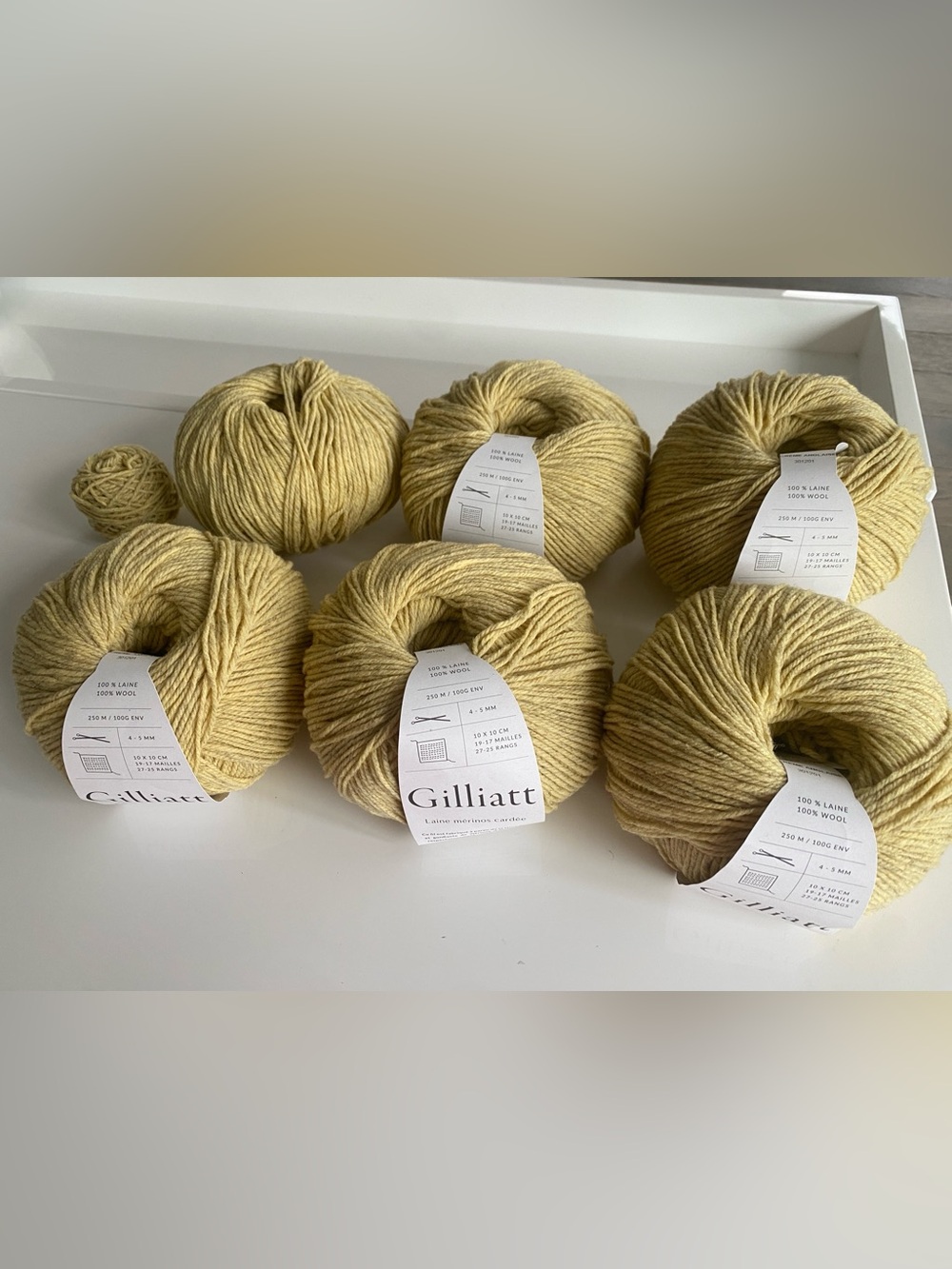 De Rerum Natura Giliat Merino yarn 6 skiens in Creme Anglaise